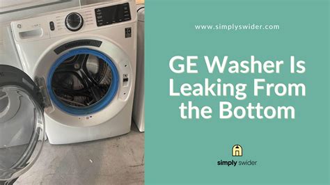 Samsung Washer Leaking From The Bottom DIY FIX 60 OFF