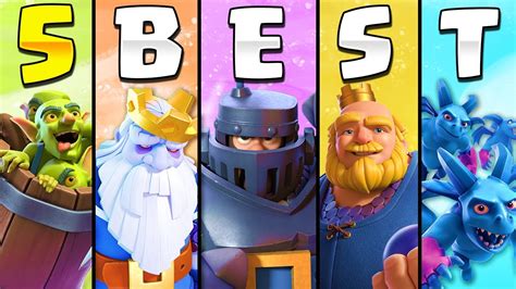 New Top Strongest Decks In Clash Royale Ranking Best Deck List