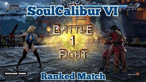 SoulCalibur VI Ranked Match Sophitia Vs Kilik BigHerm90 YouTube