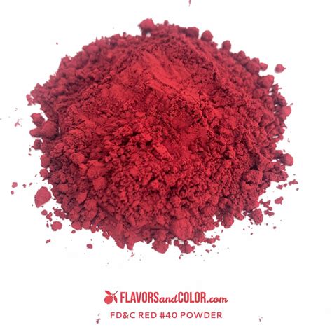 FD&C Red #40 Powder – Flavors and Color