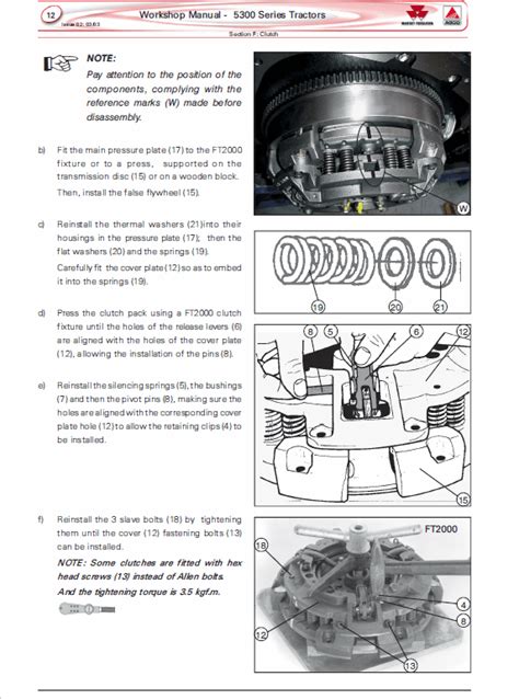 Massey Ferguson 5335 5340 5360 5365 Tractor Service Manual