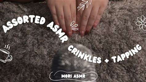 Asmr Assorted Triggers Crinkle Tapping Mic Rubbing Youtube