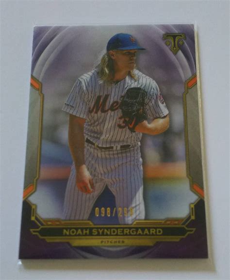 MLB 2019 Topps Triple Threads Baseball Noah Syndergaard 299 Base