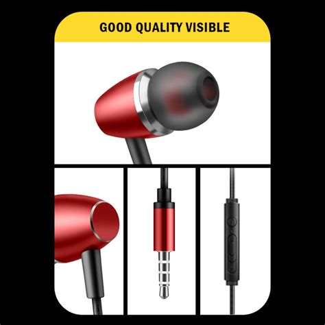 Earbud Wi Wired Earbuds With Microphone And Volume Control In Ear Ergonomic Noise Lsolating