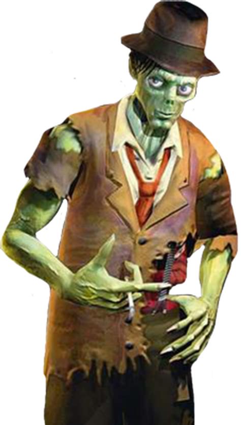 Download Dapper Zombie Illustrationpng