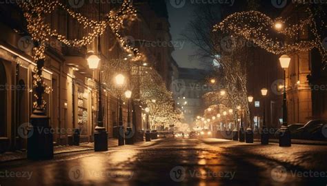 Christmas Street Lights Stock Photos, Images and Backgrounds for Free ...