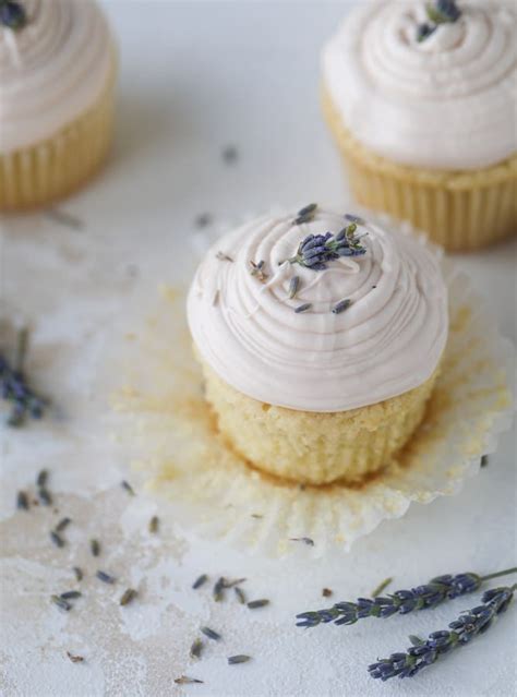 Lavender Cupcakes Lavender Cupcakes With Cream Cheese Frosting