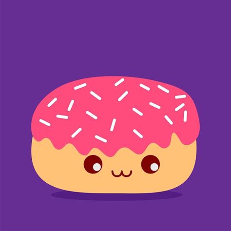 Premium Vector Donut Cartoon Character