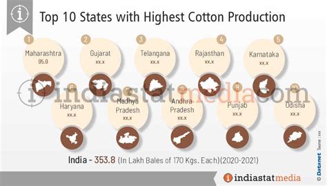 Cotton Production In India Data Infographics On Cotton State Wise