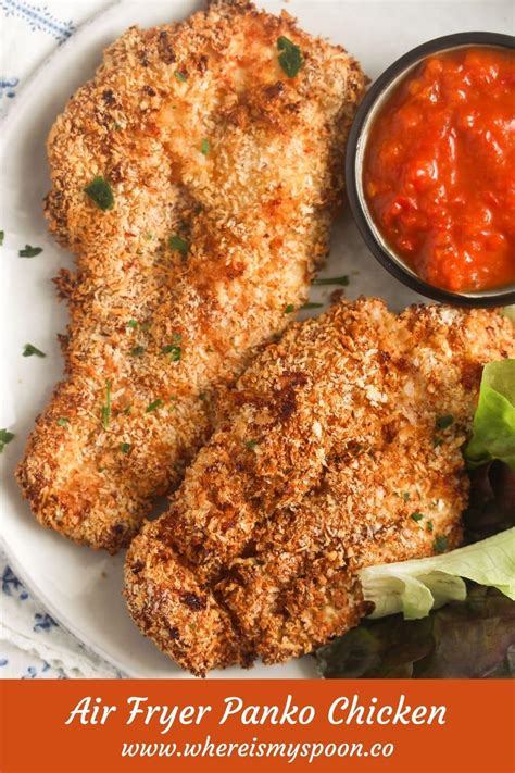 Air Fryer Panko Chicken Where Is My Spoon