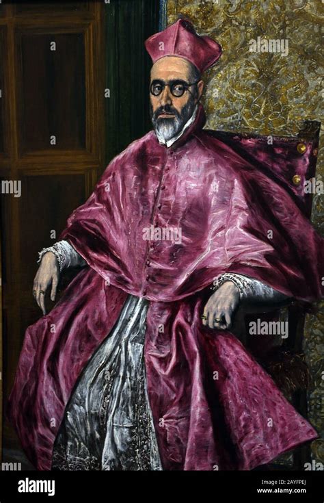 Retrato Del Cardenal Nino De Guevara El Greco Domenikos