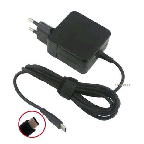 Jual Adaptor Charger Usb C Hp Asus Lenovo Dell Xiomi Samsung V A