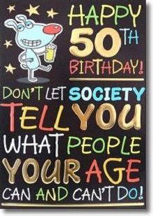 Funny Quotes For A 50th Birthday Card - ShortQuotes.cc