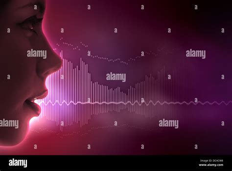 Sound wave illustration Stock Photo - Alamy