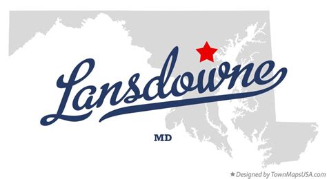 Map of Lansdowne, MD, Maryland