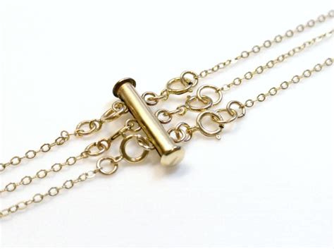 Layering Necklace Clasp Layered Necklace Detangler Layered - Etsy