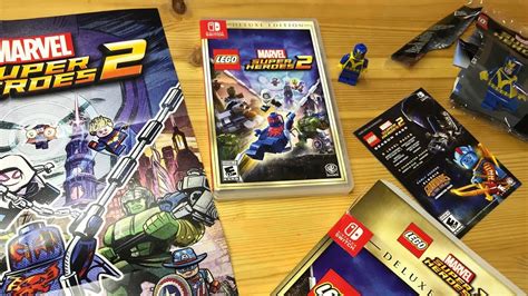 Lego Marvel Super Heroes Nintendo Switch Deluxe Edition Unboxing