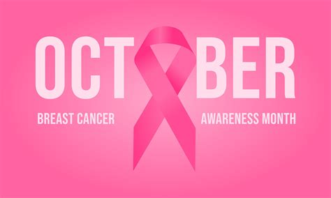 october breast cancer awareness month 34211762 Vector Art at Vecteezy