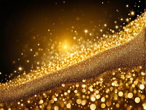 Premium Photo Shiny Golden Glitter Festive Background