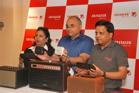 Official Aiwa Flagship Speakers Launch Aiwa India Aiwa