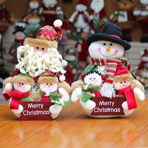 Santa Claus Christmas Doll New Year Gift Xmas Ornaments Merry