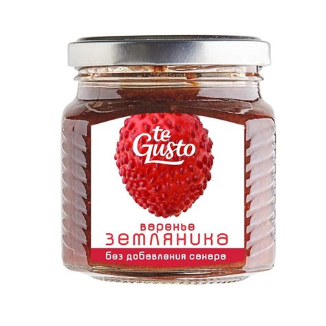 te Gusto Варенье из земляники без сахара 300 г. — купить в интернет ...