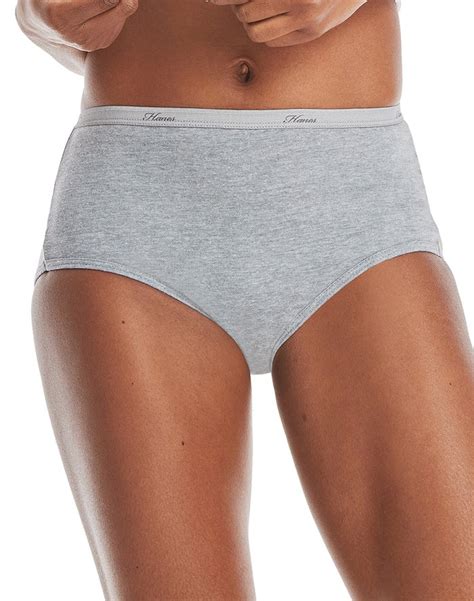 Hanes Womens No Ride Up Cotton Brief 15802