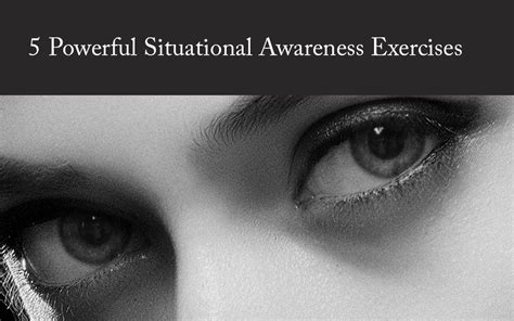 Powerful Situational Awareness Exercises Security Adviser