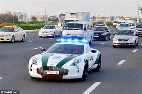 Aston Martin One Dubai Police Car Very Expensive Car For Law