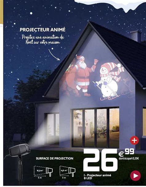 Promo Projecteur Animé 8 Led chez GiFi iCatalogue fr