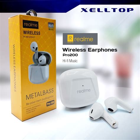 RealMe Pro200 Wireless Earphones Metal Bass Shopee Philippines