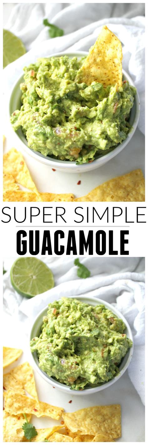 Super Simple Guacamole This Savory Vegan