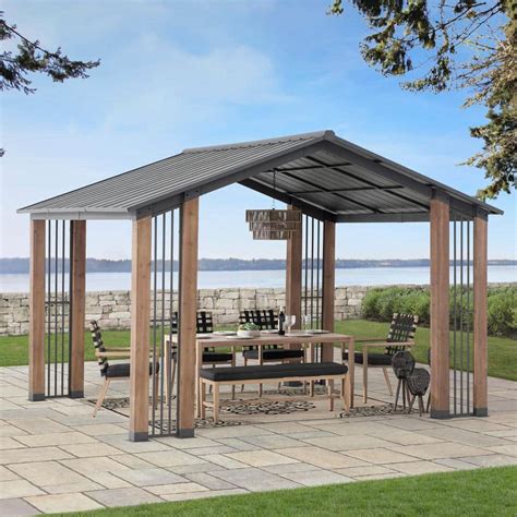 Have A Question About Sunjoy Summercove Outdoor Patio Ft X Ft