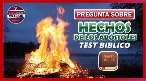 Hechos De Los ApÓstoles Test BÍblico Parte 1 Youtube