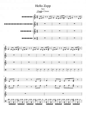 Free sheet music: Hello Zepp- by Charlie Clouser, Play and Download any ...