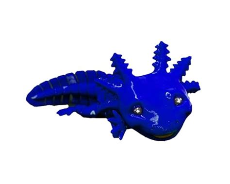 Amazon Axolotl Articulated 3D Printed Fidget Toy Design By MatMire