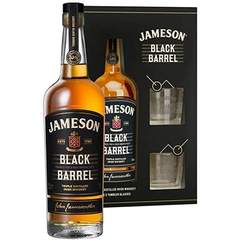 Jameson Black Barrel Triple Distilled Irish Whisky Gift Pack 700 Ml