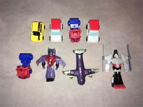 Lot Of Mcdonald S Transformers Animated Happy Meal Toys