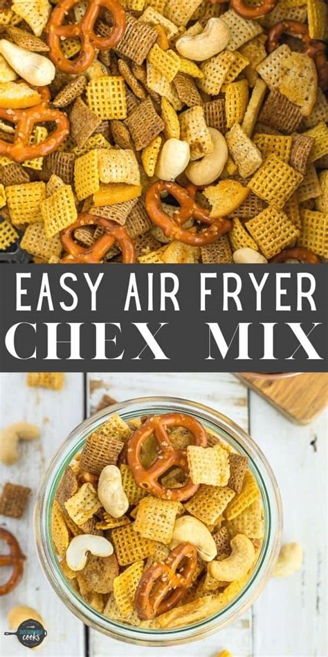 Easy Air Fryer Chex Mix Sustainable Cooks