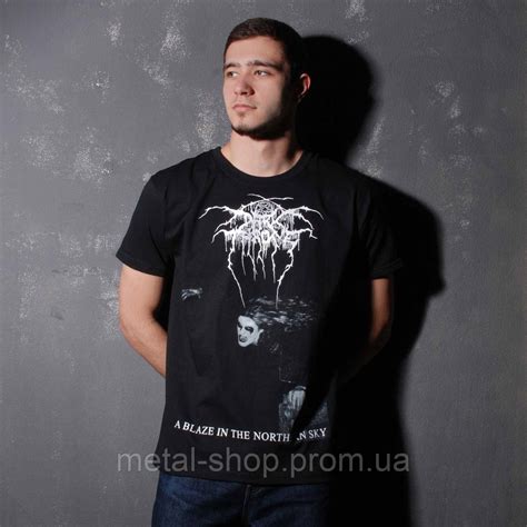 Футболка Darkthrone A Blaze In The Northern Sky FOTL чорна Размер