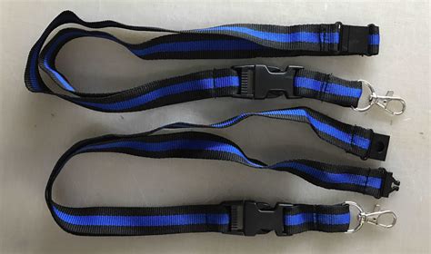 Blue Line Lanyard Breakaway Frontline Designs Llc