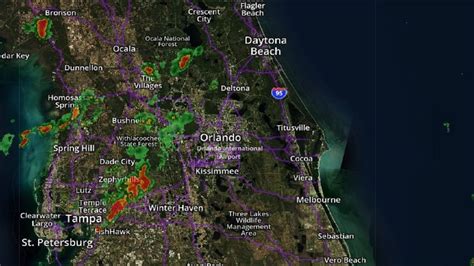 LIVE RADAR: More rain flows into Orlando area