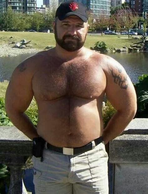 Muscle Wolf Bearded Men Hot Chubby Men Beefy Men
