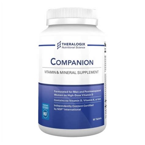 Theralogix Companion Multivitamin Mineral Supplement For Men Women