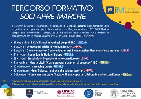 Universit Di Macerata Percorso Formativo Apre Marche