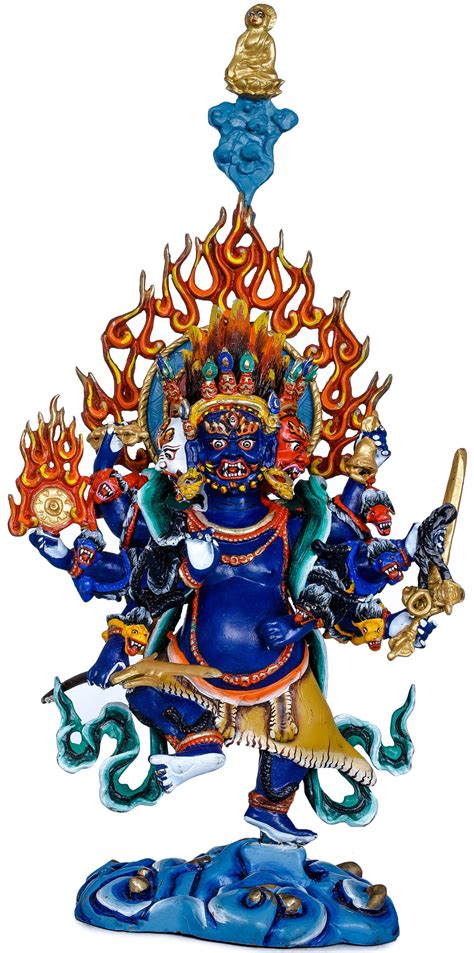 The Invincible Mahakala Statue Made In Nepal Exotic India Art