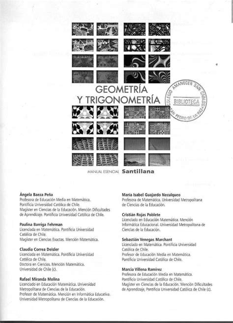 Geometria Y Trigonometria Manual Santillana Esencial PDF