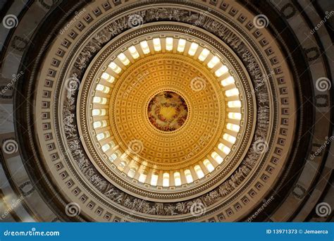 US Capitol Rotunda, Washington, DC Stock Image - Image of horizontal ...