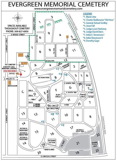 Cemetery Map