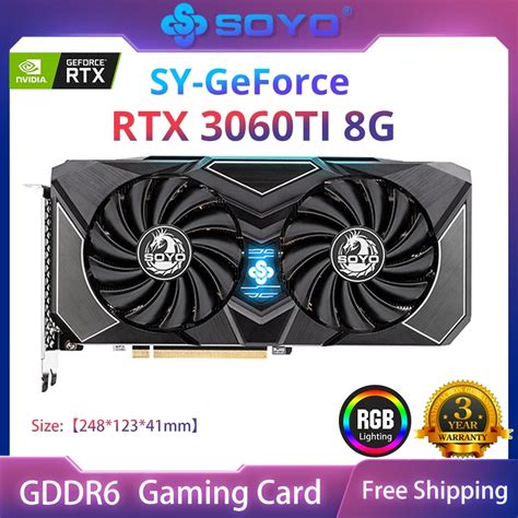 Soyo Nova Placa Gr Fica Rtx Ti G Gddr Nvidia Gpu Computador